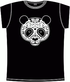 panda tatoo black 